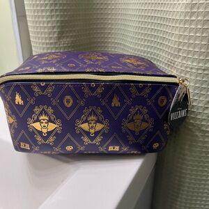 Purple and Gold Villains Cosmetic Bag